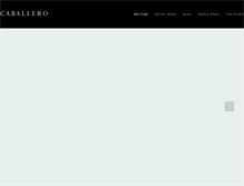 Tablet Screenshot of caballero.uk.com